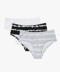 Shorty coton stretch tie and dye fille (lot de 3)[MISSING]